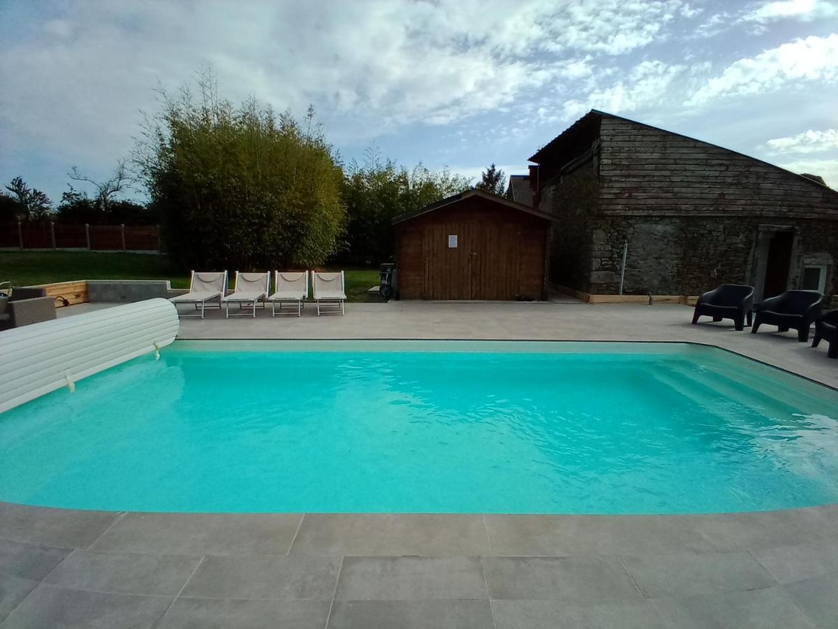 Villa DOMAINE DES TISSEYS vue sur le Mont St Michel Dragey Exterior foto